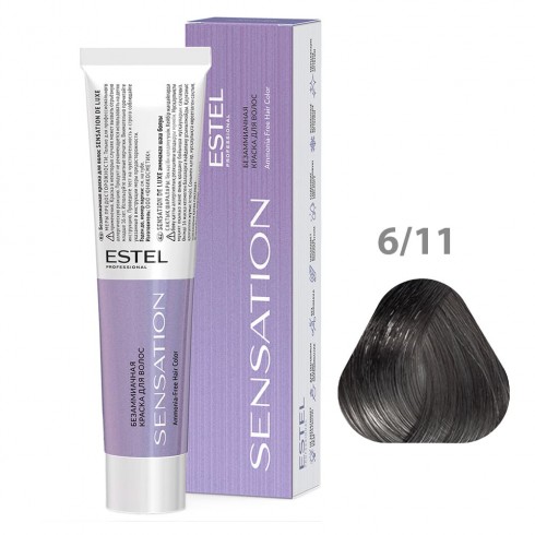 Краска для волос безаммиачная ESTEL SENSATION DE LUXE 6/11 60мл